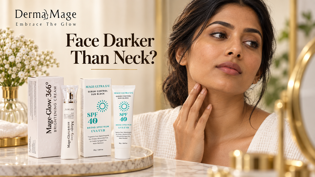 Why Is My Face Darker Than My Neck? Understanding Uneven Skin Tone